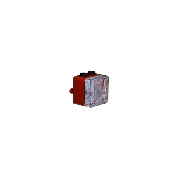 L101HDC024MA0A1R/- E2S L101HDC024MA0A1R/- LED Beacon L101H-A  24vDC [rd] RED Flash/Permanent IP66 10-30vDC (w/Lugs)
